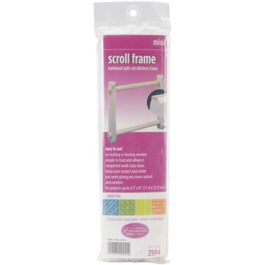 FA Edmunds Mini Cross Stitch Embroidery Split Rail Scroll Frame  4X6