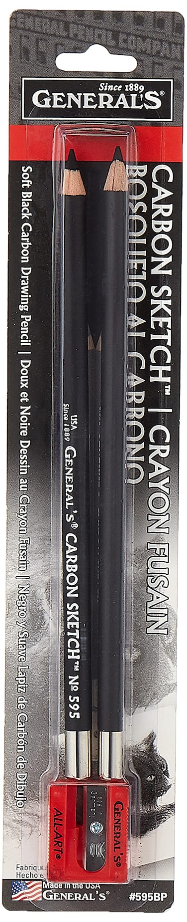 Carbon Sketch Pencils 2Pkg595BP