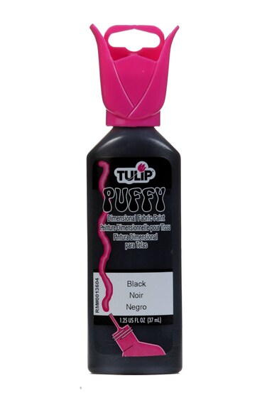 Tulip Dimensional Fabric Paint 114 OuncesPuffyBlack