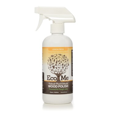 Ecome Natural Multi Purpose Cleaner and Polish Healthy Lemon Fresh Scent Wood 16 FlOz