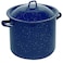IMUSA USA Speckled Enamel Stock Pot 775Quart Blue