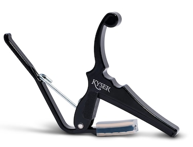 Kyser QuickChange Capo for electric guitars Black KGEBA