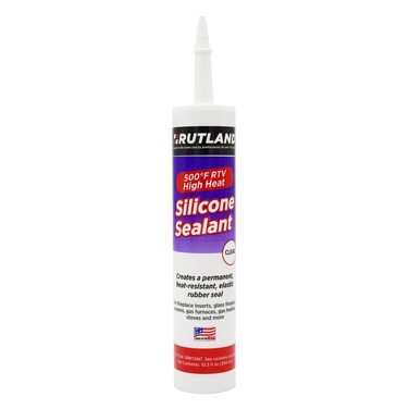 Rutland 500F RTV High Heat Silicone High Temperature Sealant Made in USA Clear 103 oz Cartridge