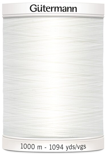 Gutermann SewAll Thread 1094yd Nu White