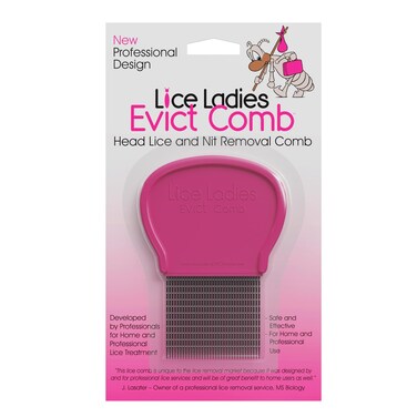 Lice and Nit Comb by Lice Ladies  Efficient Lice and Nit Removal  Lice Comb Safe for All Types of Hair  Stainless Steel Teeth with NonSlip Handle  Durable and Reusable