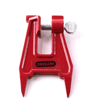 Oregon Filing Vise Pocket Stump Vise for Filing Chainsaw Chains Provides Secure Filing Setup on any Tree Stump 26368ARed
