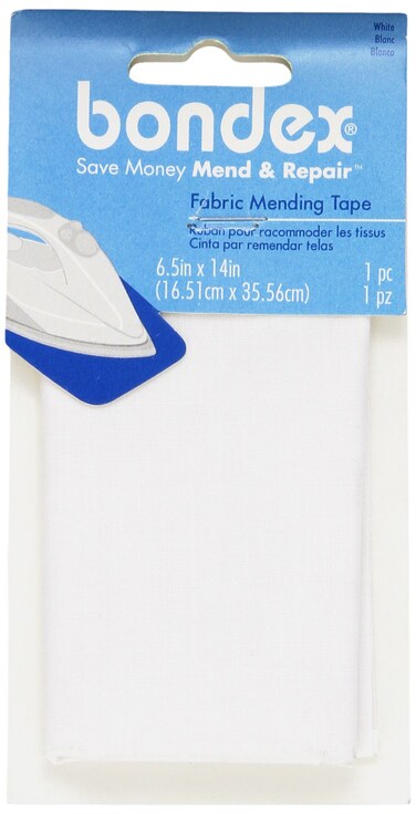 WRIGHTS 230002030B IronOn Mending Fabric 612X14White