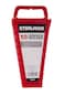Steelman Universal 10Tool Wrench HolderOrganizer for Mechanics Conforming Slots Handle for Carrying or Hanging Garage Storage Red