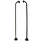 Kingston Brass CC475 Vintage Double Offset Bath Supply 25Inch Oil Rubbed Bronze