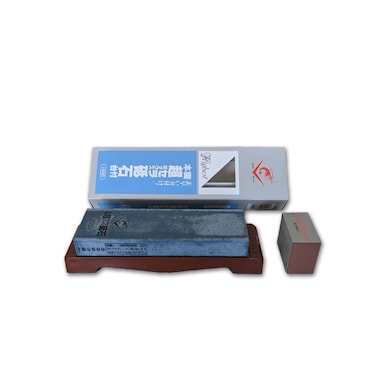 Naniwa Kogyo SS600 Shrimp Mark Professional Super Ceramic Whetstone with Base