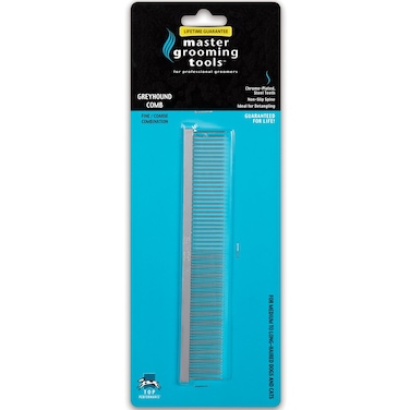 Master Grooming Tools FineCoarse Steel Greyhound Comb