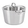 Viking Culinary 3Ply Stainless Steel Stock Pot 8 Quart Includes Glass Lid Dishwasher Oven Safe Works on All Cooktops including Induction