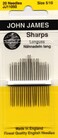 Colonial Needle Sharps Hand NeedlesSize 510 20Pkg