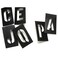 CH Hanson 10195 3  138 pc Plastic Interlocking Stencil
