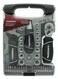 Husky Stubby 46 Piece Ratchet and Wrench Set w Drive Sockets Screwdriving Bits and Onboard Storage