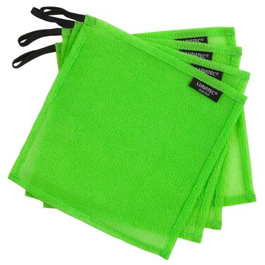 Lunatec OdorFree Kitchen Dishcloths A Scrubber and scouring pad for All Surfaces 4Pack