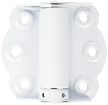 Wright Products V226WH 2 34 Adjustable  Self Closing Door Hinges Set of 2 Self Closing Hinges and 1 Adjustable Self Closing Hinge White