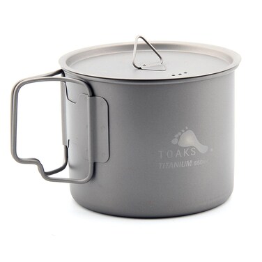 TOAKS LIGHT Titanium 550ml Pot Ultralight Version