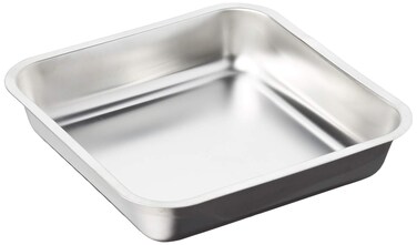 Fox Run Square Cake Stainless Steel Baking Pans 85 x 85 x 15 inches