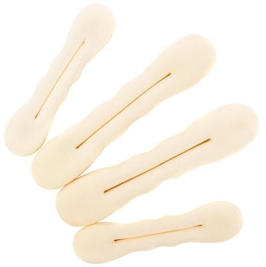 Beaute Galleria Magic 4 Pieces Beige Blonde Foam Sponge Twist Shapers Hair Bun Maker Hair Donuts for Ballet Buns 2 Small 2 Large