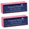 Tropical Shine Mini 4 Way Buffer Block  Professional Nail Buffering Block for Shaping Smoothing and Polishing Nails  Compact and Portable Nail Care Accessory 2 Pack