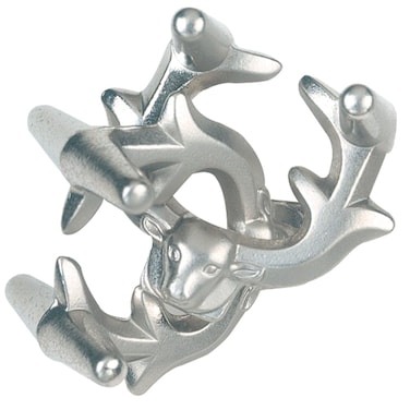 BePuzzled  Elk Hanayama Metal Brainteaser Puzzle Mensa Rated Level 6 for Ages 12 and Up