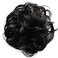 CAISHA Messy Scrunchie Bun Voluminous Wavy Hairpiece Heatresistant Synthetic Fibres BlackBrown G41A