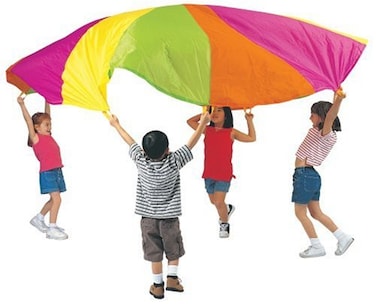 Pacific Play Tents 18000 Kids Playchute 10Foot Parachute  Multicolor