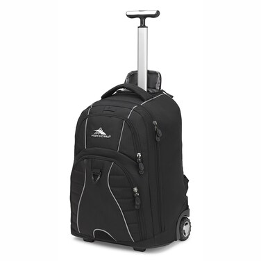 High Sierra Freewheel Wheeled Laptop Backpack Black One Size