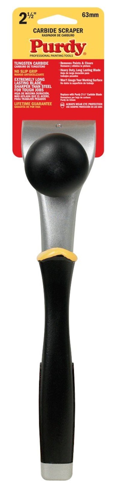 Purdy 144900230 Premium Carbide Scraper with Hammerhead  Removable Knob One Size Multi