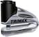 Trimax T665LC Hardened Metal Disc Lock  Chrome 10mm Pin Long Throat with Pouch  Reminder Cable