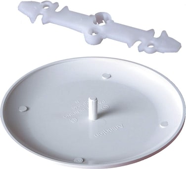 Arlington CP35401C Ceiling Box Cover Plate for 312  4 Boxes Paintable