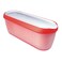 Tovolo Ice Cream Containers for Homemade Ice Cream GlideAScoop 15 Qt Strawberry Sorbet  Stackable Ice Cream Storage Containers for Freezer  BPAFree Ice Cream Tub with Lid  NonSlip Base