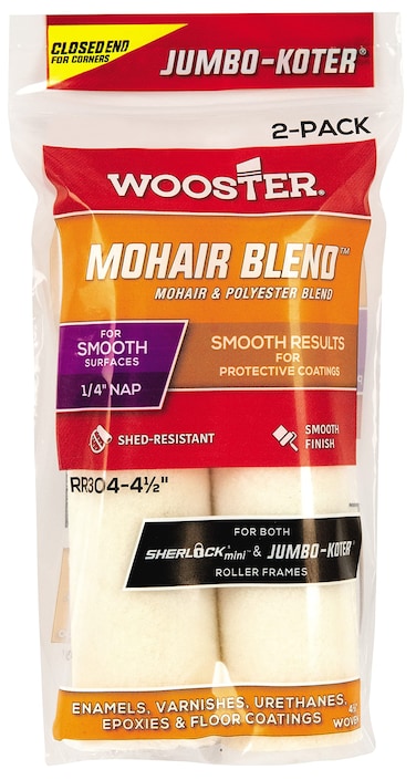 Wooster Brush RR304412 JumboKoter Mohair Blend Roller 14Inch Nap 2 Pack 412Inch