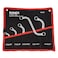 SUNEX TOOLS 9940 SAE SStyle Wrench Set 516 x 38Inch  1116 x 34Inch Alloy Steel 5Piece