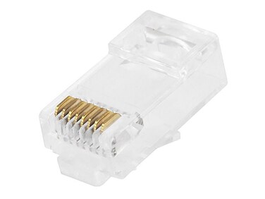Monoprice Cat6 Plug Stranded WInsert 50U 100pcsBag