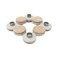 Shepherd Hardware 9934 1Inch Felt Nail On Furniture Pads 8PackAlmond
