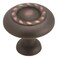 Amerock  Cabinet Knob  Oil Rubbed Bronze  114 inch 32 mm Diameter  Inspirations  1 Pack  Drawer Knob  Cabinet Hardware