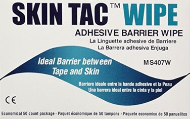 SkinTac Adhesive Barrier Wipes 50 count