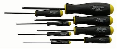 Bondhus 10632 Set of 8 Balldriver Screwdrivers ProGuard Finish sizes 050532Inch