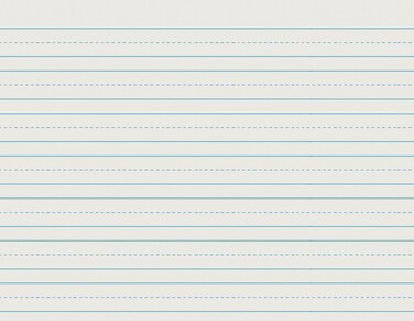 School Smart SkipALine Ruled Writing Paper 34 Inch Ruled Long Way 11 x 812 Inches 500 Sheets