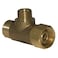 LASCO 069101 Angle Stop AddATee Valve 38Inch Compression Inlet X 38Inch Compression Outlet X 14Inch Compression Outlet Brass