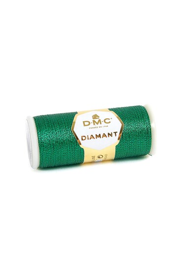 DMC Diamant Metallic Needlework Thread 382Yard Green Emerald
