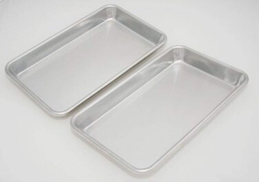 Libertyware SP610 Eigth Size Aluminium Sheet Pan Pack of 2 2 Pack Aluminum