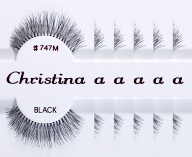 6packs Eyelashes 747Medium by Christina