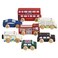 Le Toy Van London Car Set Premium Wooden Toys for Kids Ages 3 Years  Up TV267 7pk