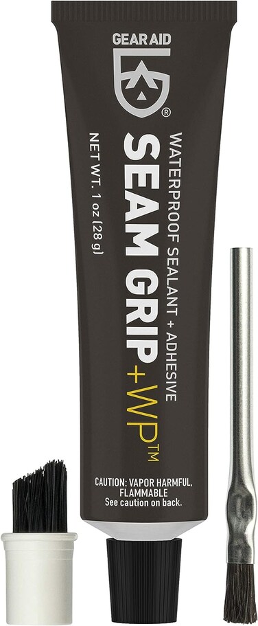GEAR AID Seam Grip WP Waterproof Sealant and Adhesive for Tents and Outdoor Fabric Clear 1 oz 2 pack