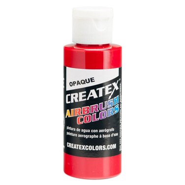 Createx Airbrush Paint Opaque Red 2 Oz 521002