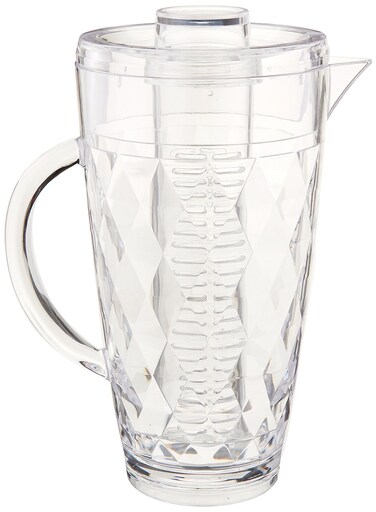 Prodyne Acrylic DiamondCut 70 oz Fruit Infusion Pitcher