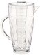 Prodyne Acrylic DiamondCut 70 oz Fruit Infusion Pitcher